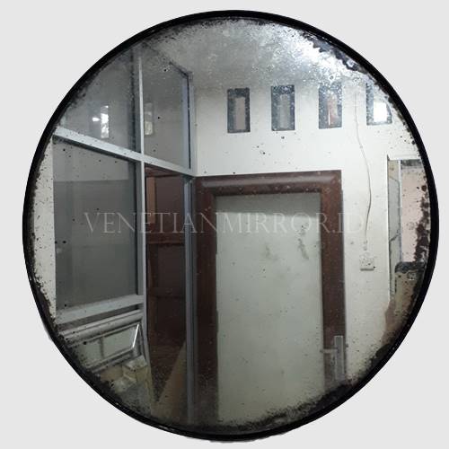Indonesia Exporter: Antique Round Glass Wall Mirror