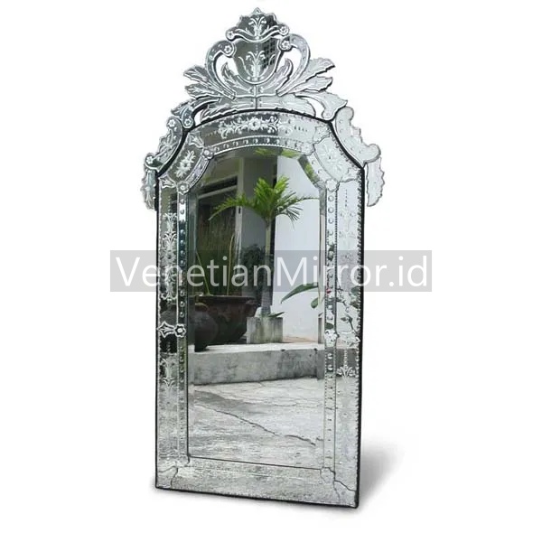 Wholesale Indonesian Rectangular Venetian Glass Wall Mirror Large