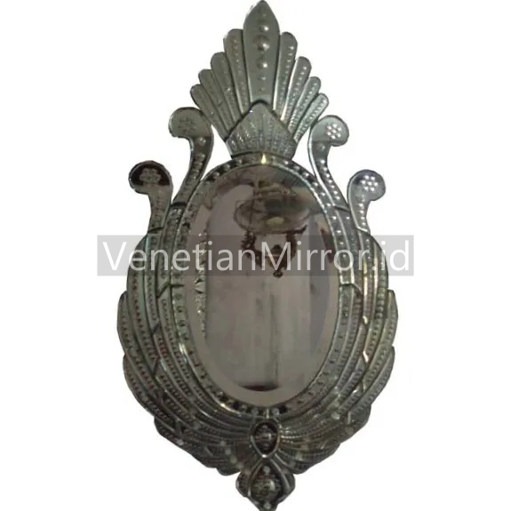 Peacock Venetian Glass Wall Mirror