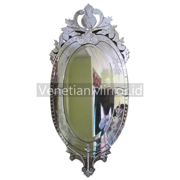 Custom Oval Venetian Glass Wall Mirror - Manufacturer & Exporter