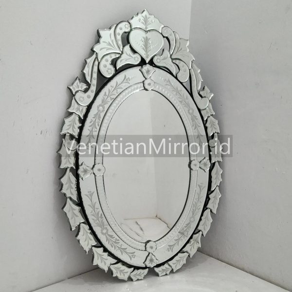 VM 001099 Venetian Mirror Oval Crown