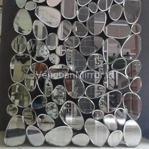 VM 004117 Rectanguler Wall Mirror Bubble Plain