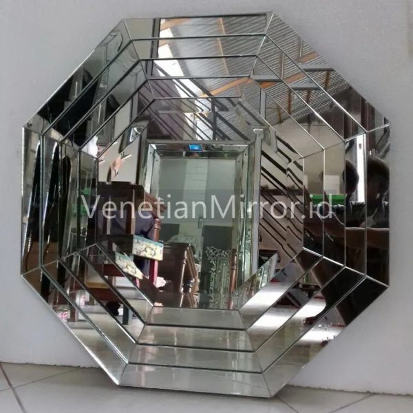 VM 004118 Art Deco Octagonal Mirror