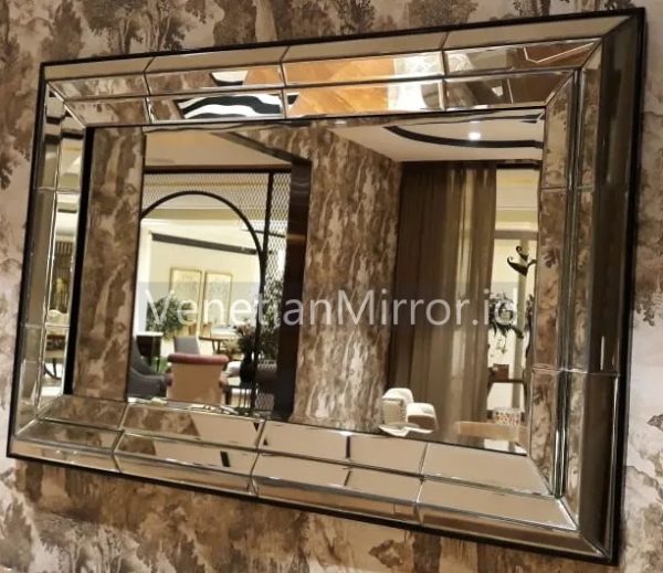 VM 004141 Glass Framed Mirror Rectangle