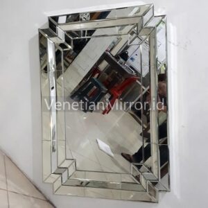 VM 004573 Art Deco Wall Mirror Beveled