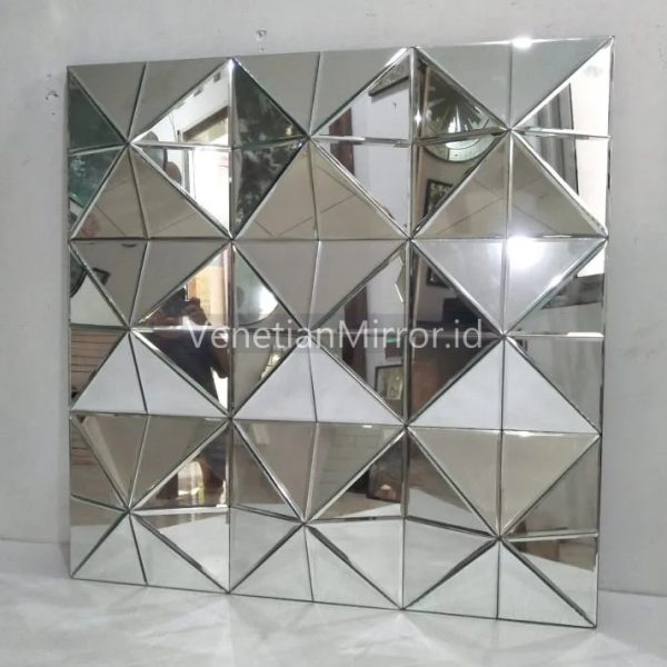 VM 004613 3D Wall Mirror Square
