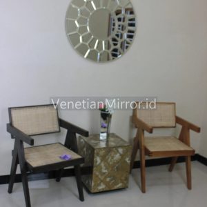 VM 004615 Wall Mirror Round Gold