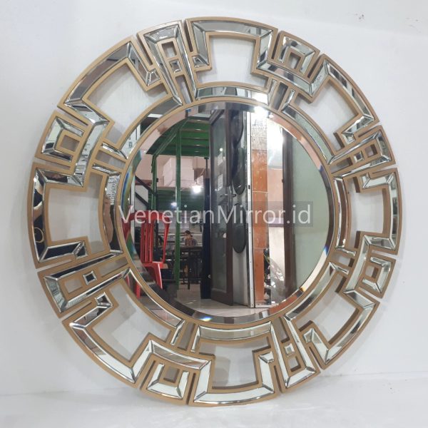 VM 004617 Key Mirror Round Gold