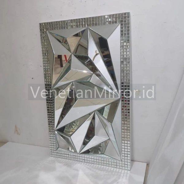VM 004648 Rectangular 3D Wall Mirror