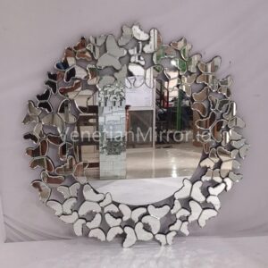 VM 004652 Butterfly Round Mirror Modern