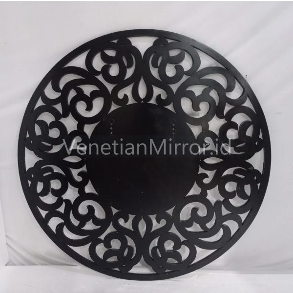VM 004653 Modern Wall Round Mirror Ribbon