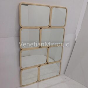 VM 004669 Modern Mirror List Gold Leaf