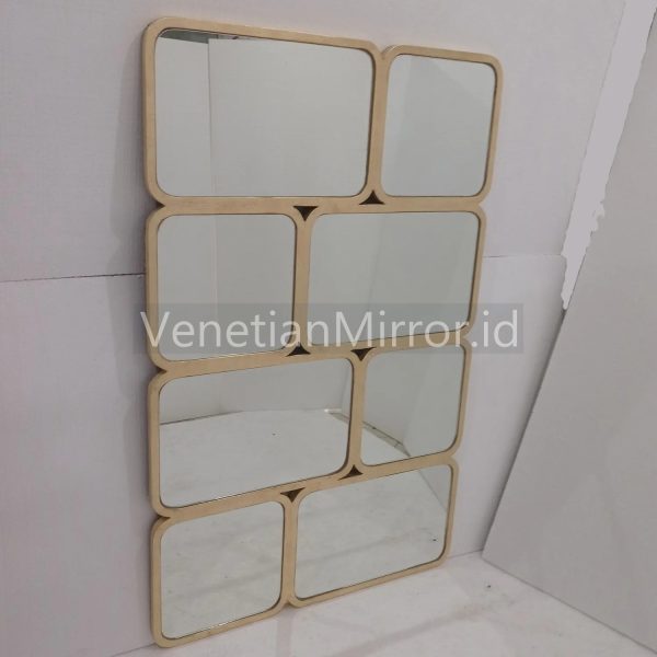 VM 004669 Modern Mirror List Gold Leaf