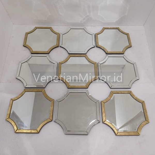 VM 004674 Modern Mirror Gold Frame Silver