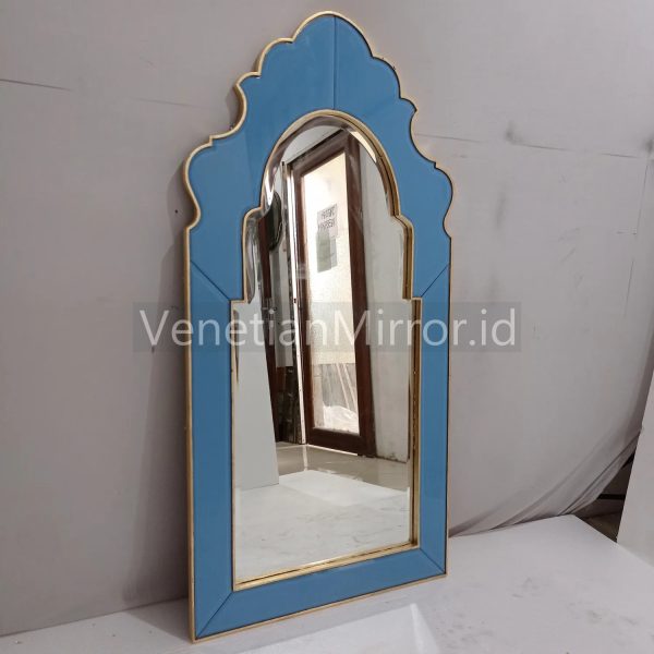 VM 004684 Wall Mirror Decor Blue And Gold