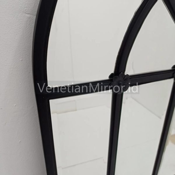 VM 004703 Black Frame Tiara Wall Mirror