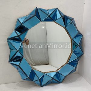VM 004714 Blue 3D Wall Mirror