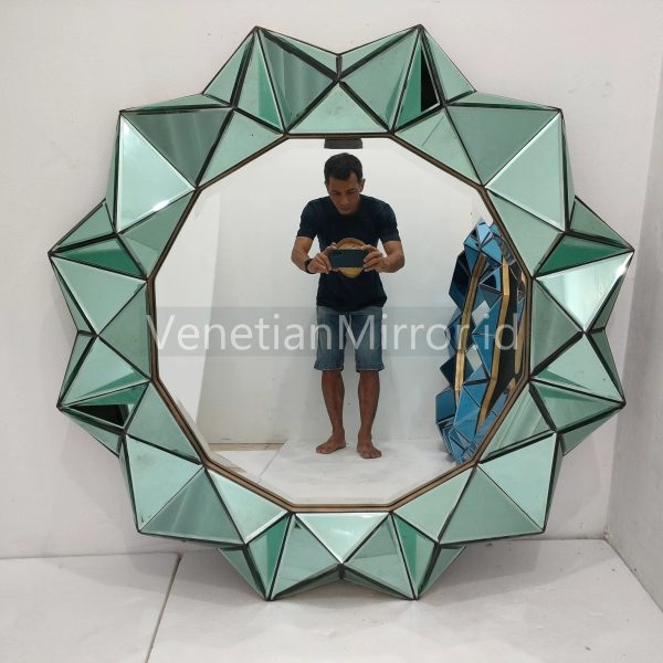 VM 004720 Wall Mirror 3D Green