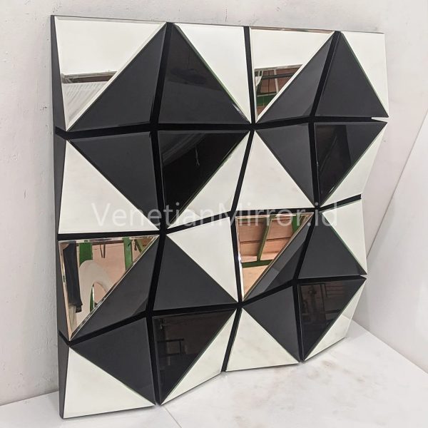 VM 004750 Decorative Square Black Mirror