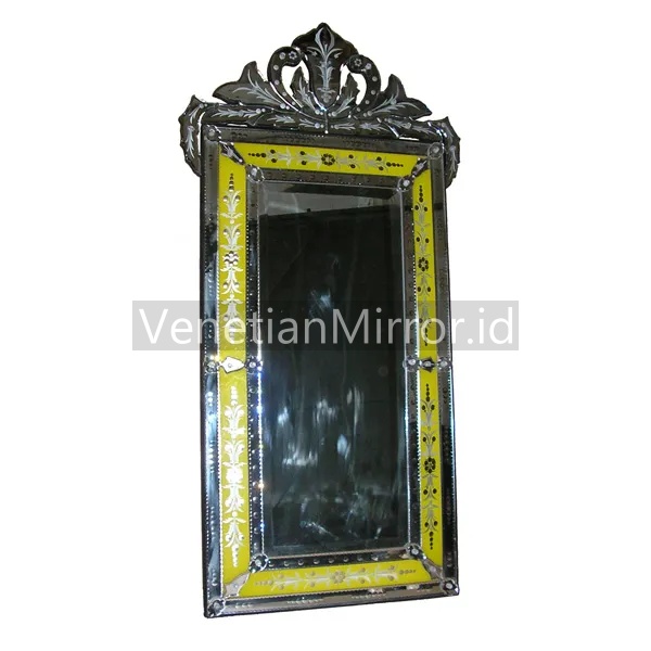 VM 005023 Venetian Mirror Pirus Large Yellow