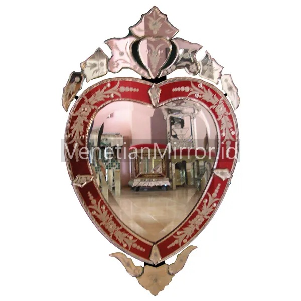 VM 005024 Venetian Mirror Heart