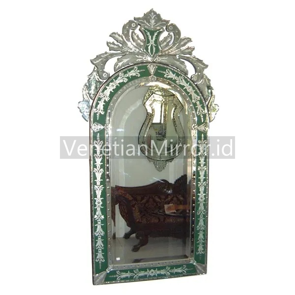 VM 005025 Venetian Mirror Tiara Green