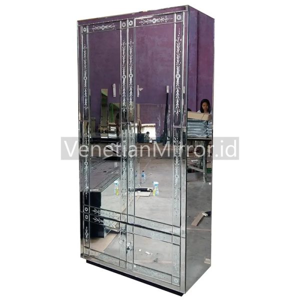 VM 006117 Mirrored Glass Door Wardobe Main