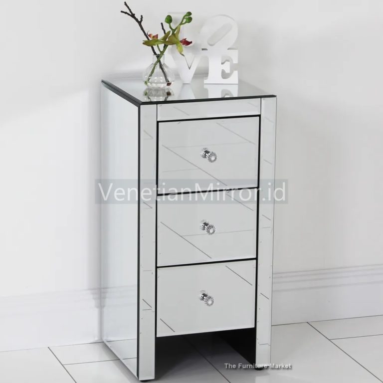 VM 006233 Nakas Mirror With 3 Drawers