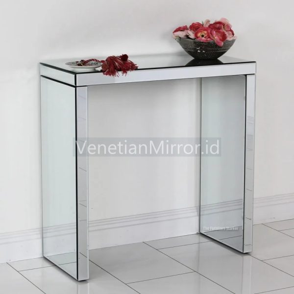 VM 006237 Venetian Mirrored Compact Console Table