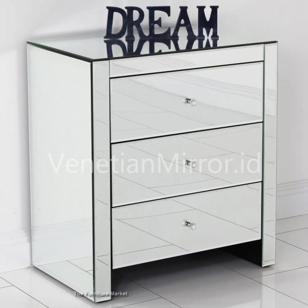VM 006249 Mirrored Nakas With Drawers