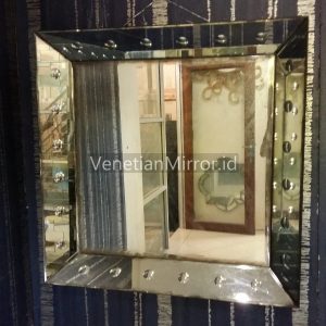 Baki Antique Decorative Tray Mirror 50x50