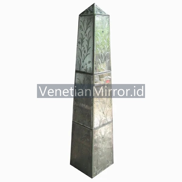 VM 014008 Obelish Antique Mirror