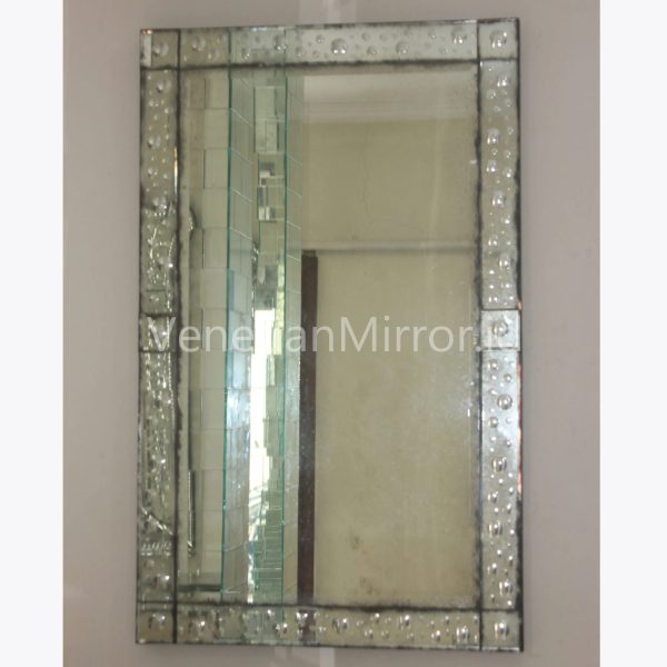 VM 014053 Antique Bubble Rectangular Mirror