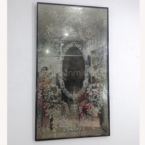 Acid Etched Wall Mirror