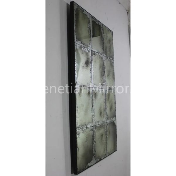 VM 018007 Eglomise Mirror Mosaic Silver