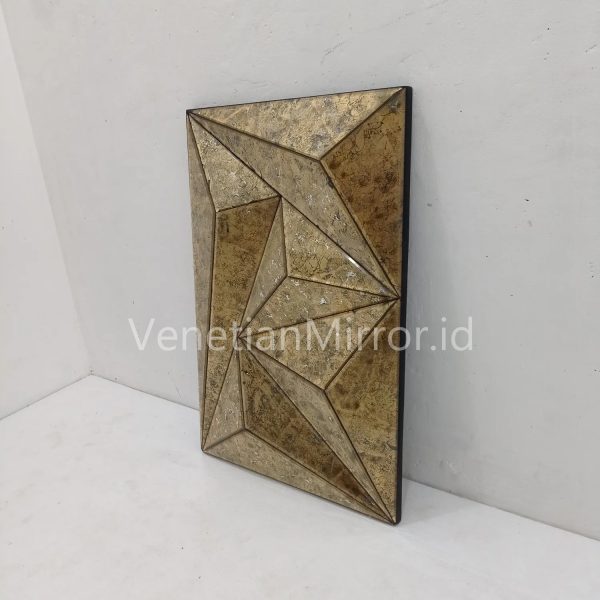 VM 018012 Eglomise 3D Mirror Recta