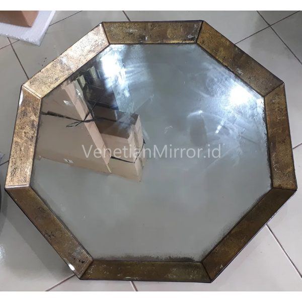 VM 018020 Octagonal Eglomise Mirror