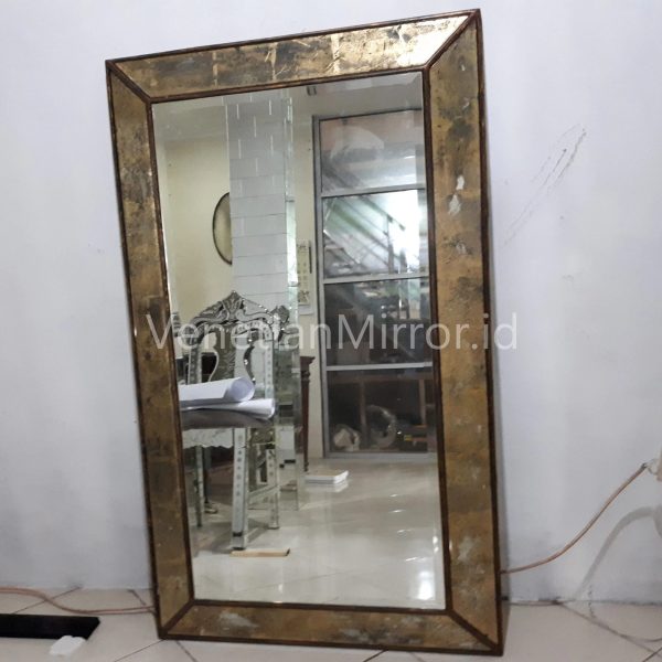 VM 018029 Eglomise Rectangular Mirror