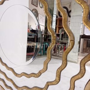 VM 018059 Gold Leaf Mirror