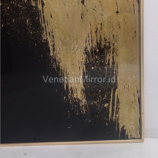 VM 018065 Eglomise Rectangle Mirror