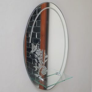 VM 018068 Oval Deco Mirror Bathroom