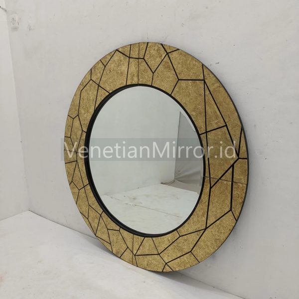 VM 018076 Vere Eglomise Round Mirror