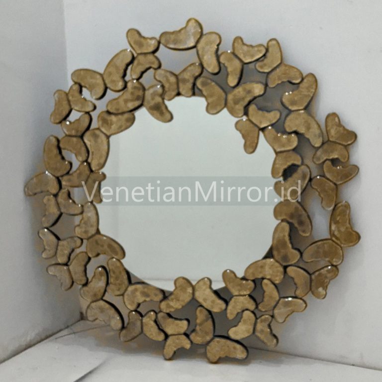 VM 018078 Vere Eglomise Butterfly Mirror