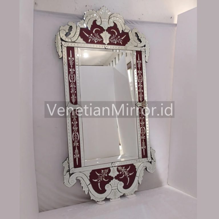 VM 080003 Venetian Mirror Large Red