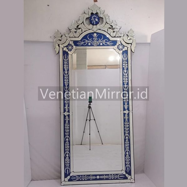 VM 080004 Venetian Mirror Large Blue