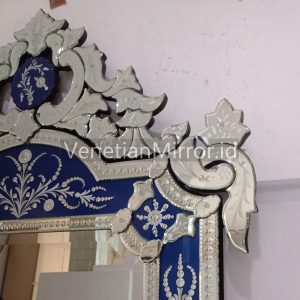 VM 080004 Venetian Mirror Large Blue