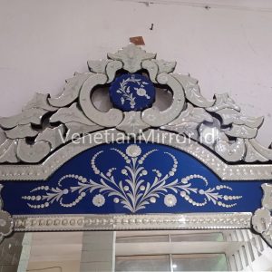 VM 080004 Venetian Mirror Large Blue