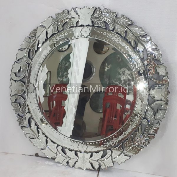 Wholesale Round Full Crown Venetian Wall Mirror VM-080012
