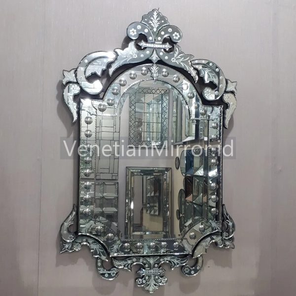 Venetian Style Bubble Frame Decorative Mirror