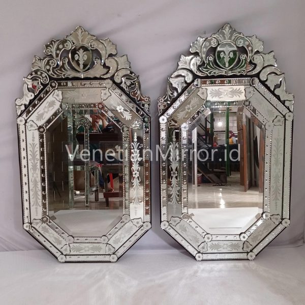 VM 080048 Venetian Mirror Crown Atas